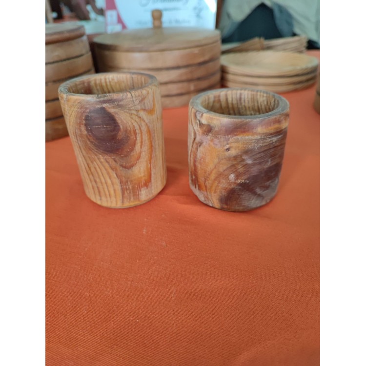 Vasos de Madera de La Palma